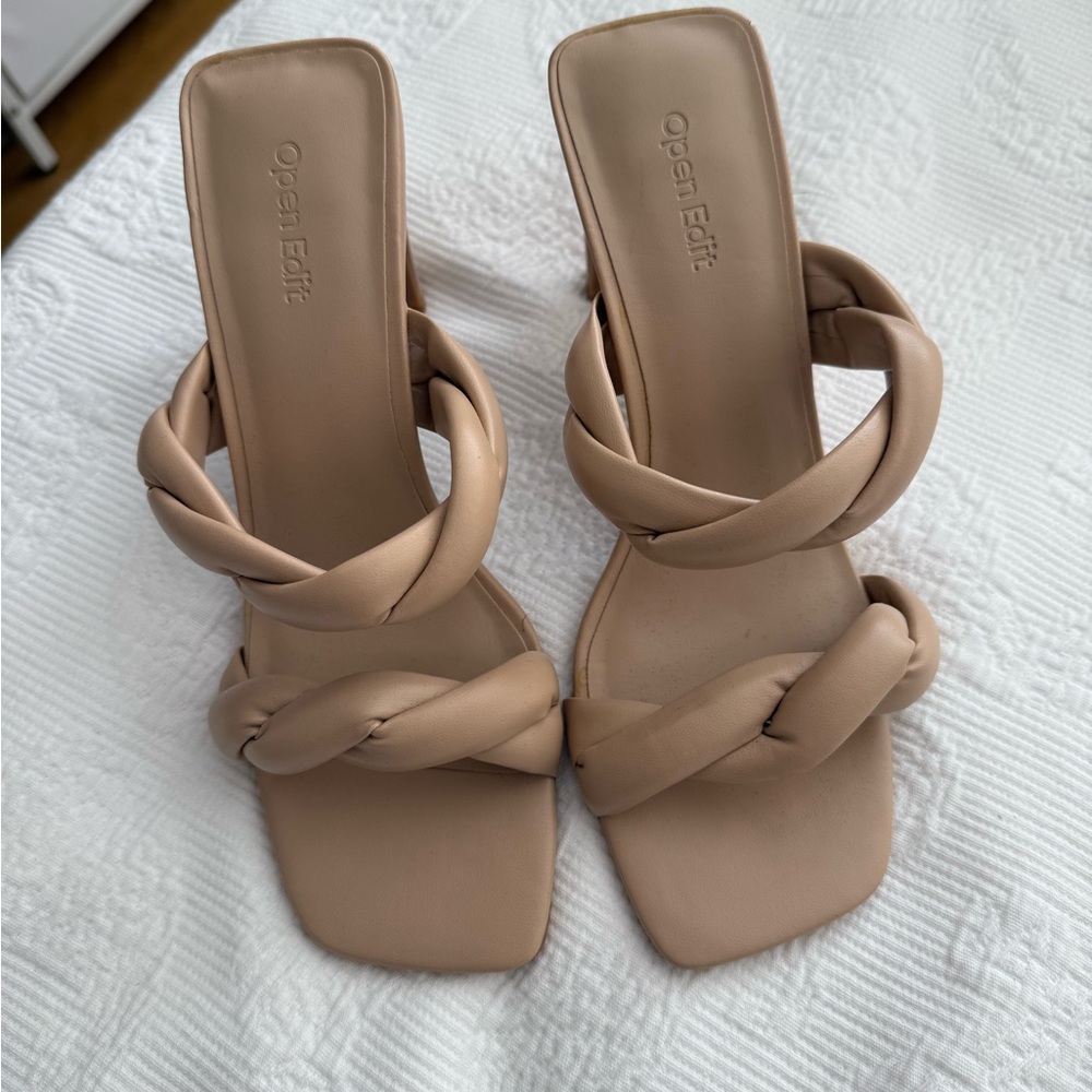 Open edit Women's Tan Braided Sandals